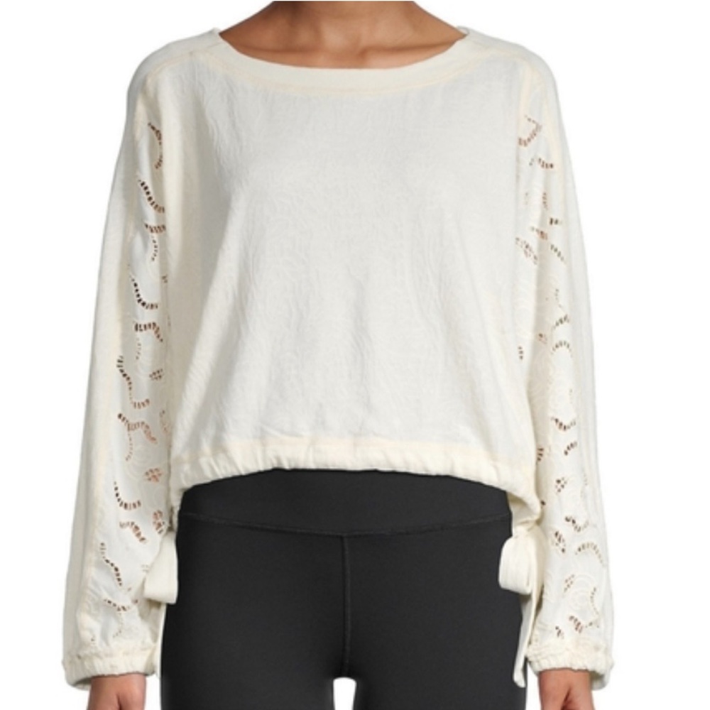 Free People Movement Field of Dreams Cropped Sweatshirt